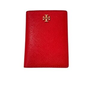 Tory Burch Brilliant Red Card Case